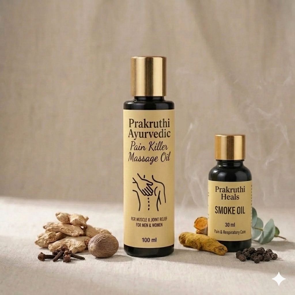 prakruthi heels ayurvedic pain killer oil